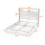 Lit plateforme tapissier avec port USB et tête de lit haute-1785105197-1785105192