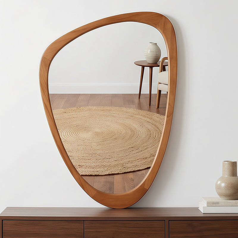 Miroir décoratif irrégulier, 36 po x 24 po, Brown