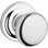 Round Privacy Door Knob with Traditional Round Rose