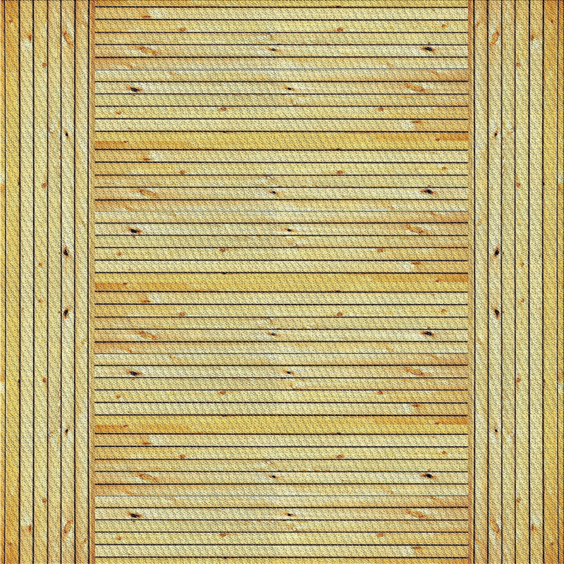 Tapis de zone brune à motifs, Carré 5 pi