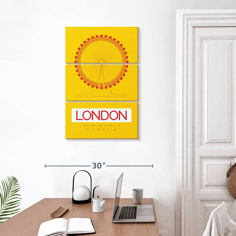 Masam London - London Eye, H 32 po x l 20 po