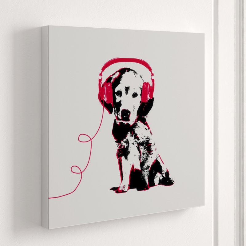 Music Lover IV Print by Sofia Fox, Glass Coat, 30" H x 30" W x 1.5" D
