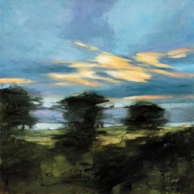 «Summer Dusk On Canvas» par Julia Purinton, reproduction