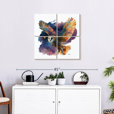 Brampt Owl Flying Free