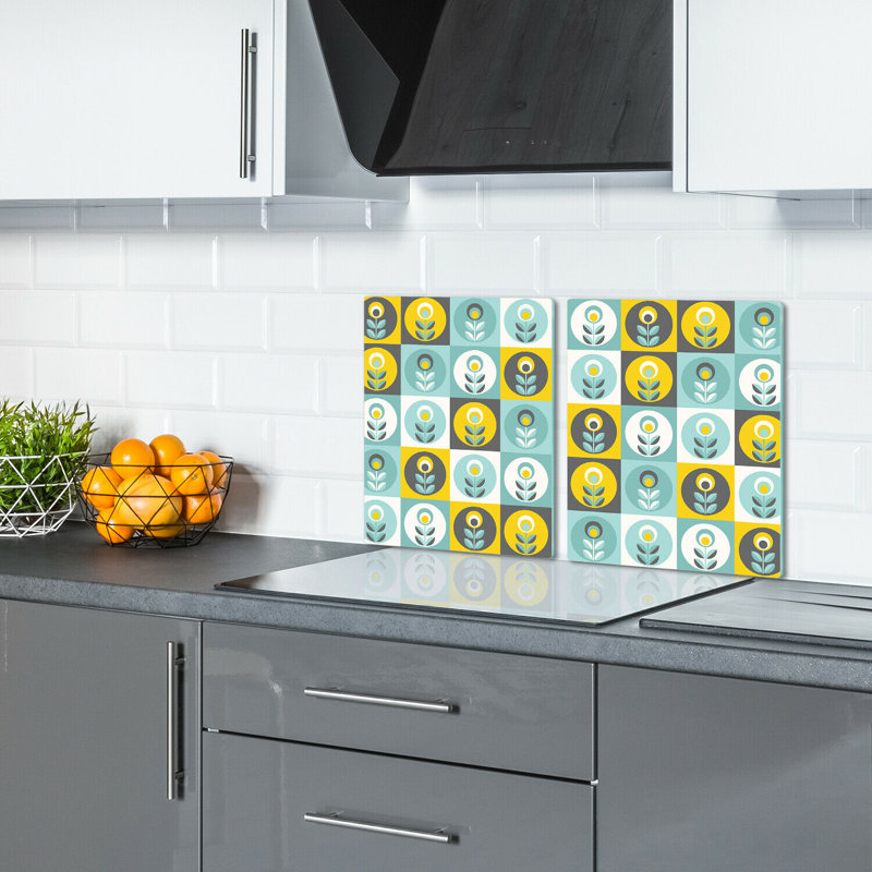 Perryopolis Tempered Glass Chopping Board, 52cm x 40cm