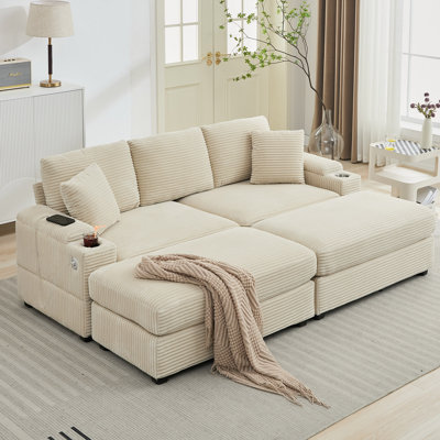 Ensemble de canapé-lit modulaire convertible Boneless Combination