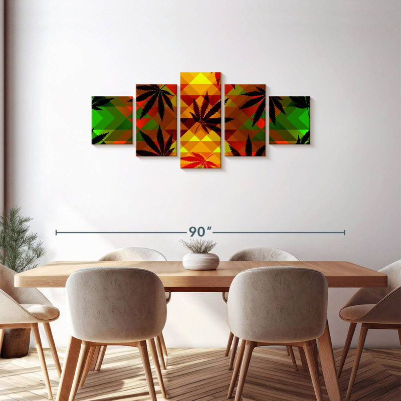 Marijuana Party, 30" H x 68" W