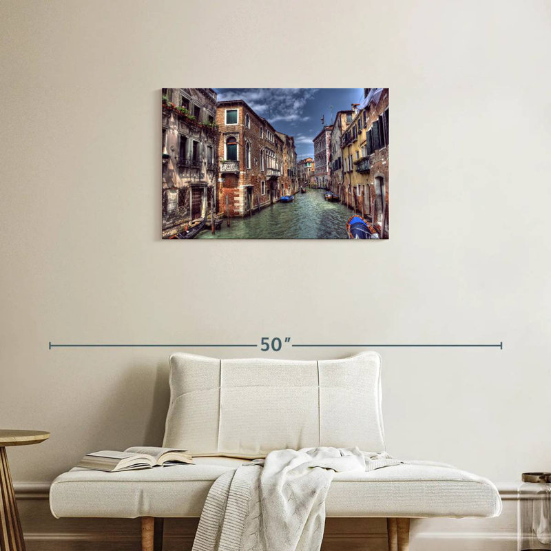 Lilie Venice Street Canal, 20" H x 30" W