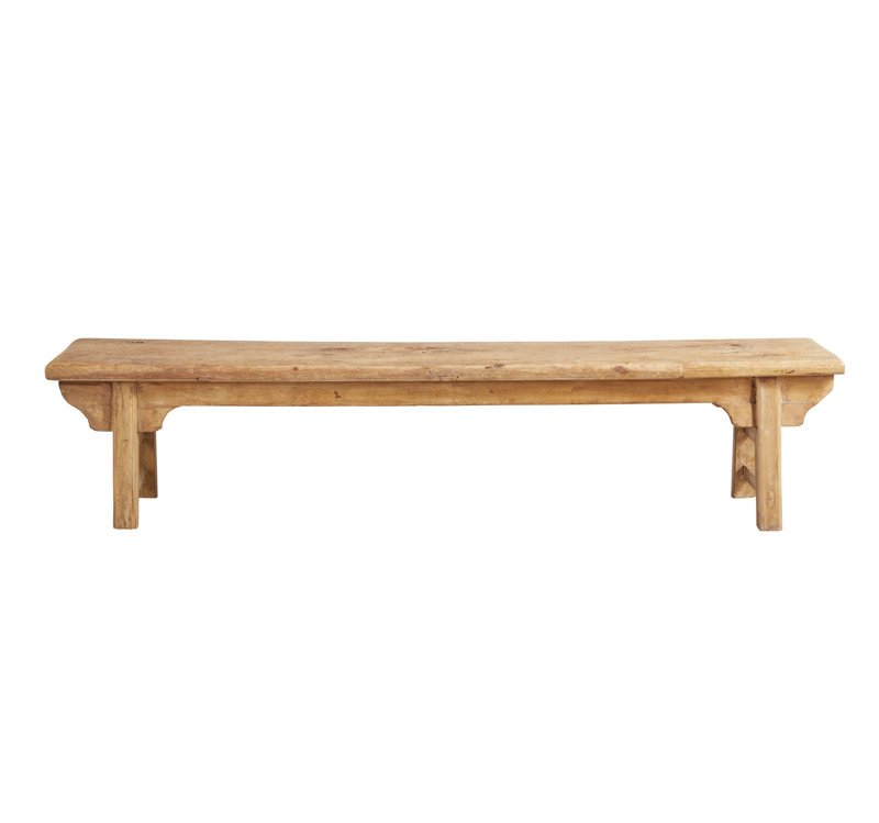 Simple Solid Wood Bench