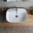 Scarabeo By Nameeks 15'' White Ceramic Oval Bathroom Sink-33058969