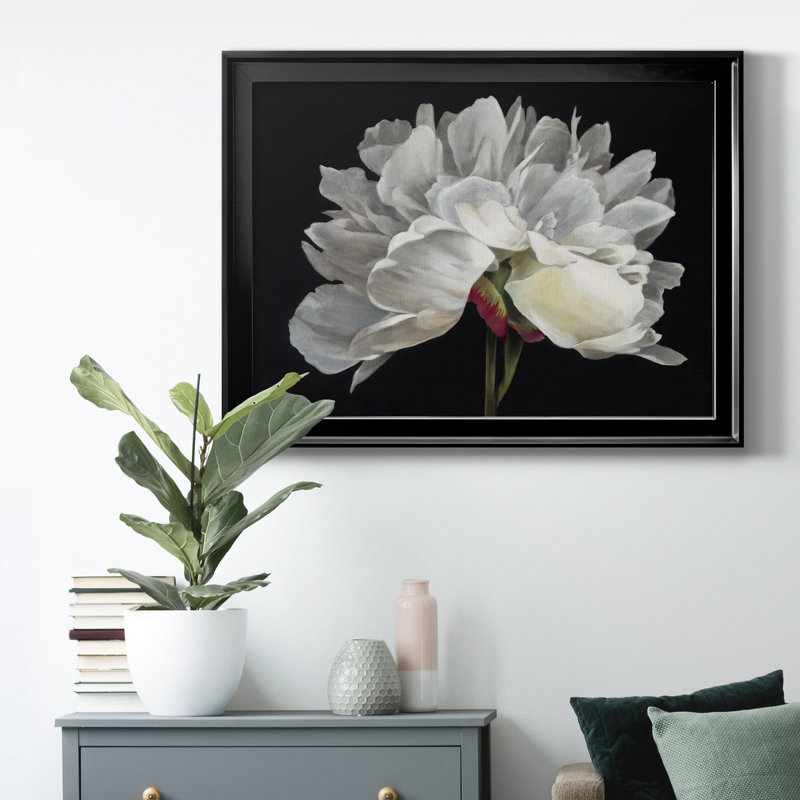Éclairage du matin - Reproduction de photo sur toile, H 18,5 po x l 24,5 po x P 1,5 po, Noir