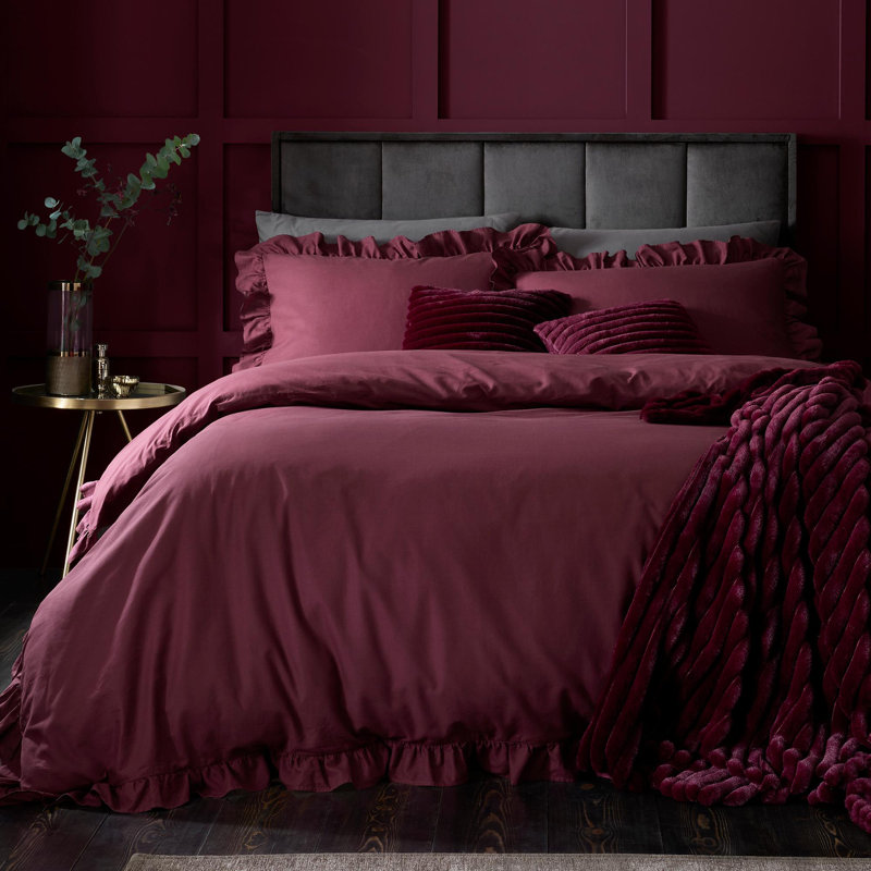Cotton Plaid Duvet Cover Set with Pillowcases Included, Super King Duvet Cover + 2 Standard Pillowcases