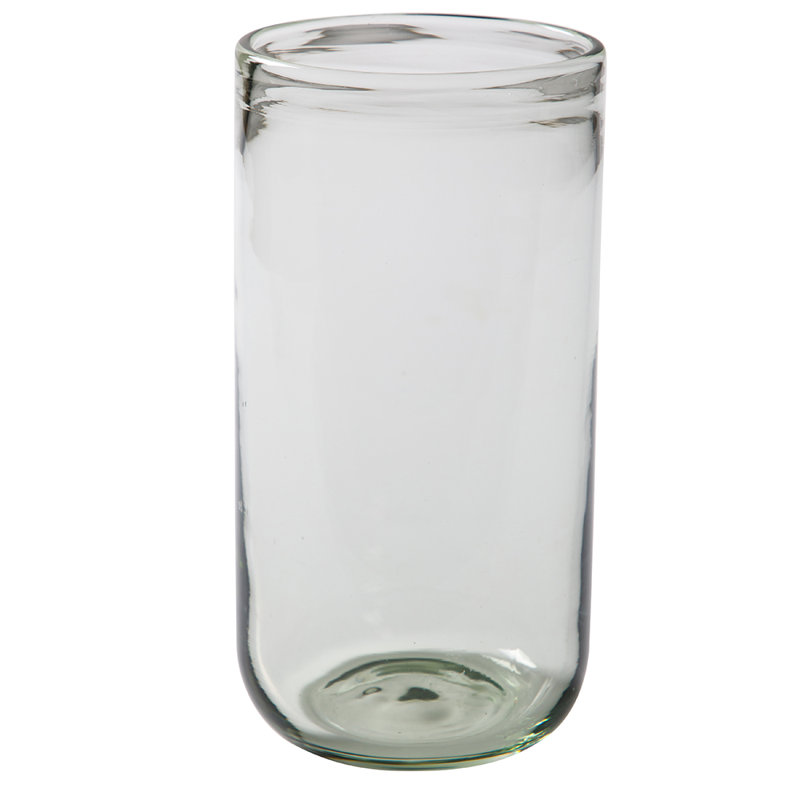 Ensemble de 4 verres en verre transparents 21 oz fabriqué à la main Sayulita Bloomhouse