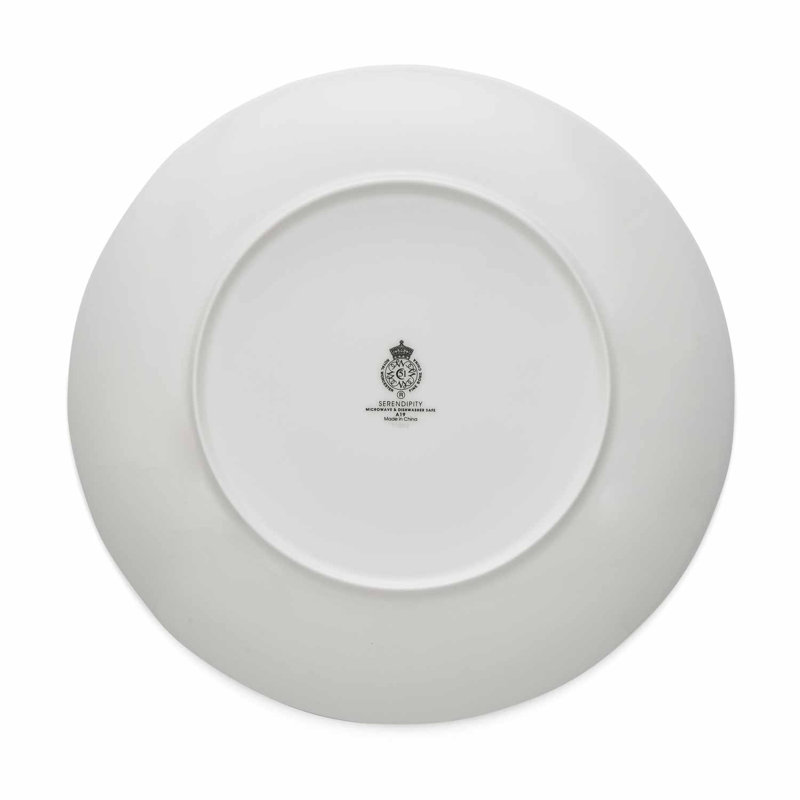 Serendipity White Coupe Dinner Plates