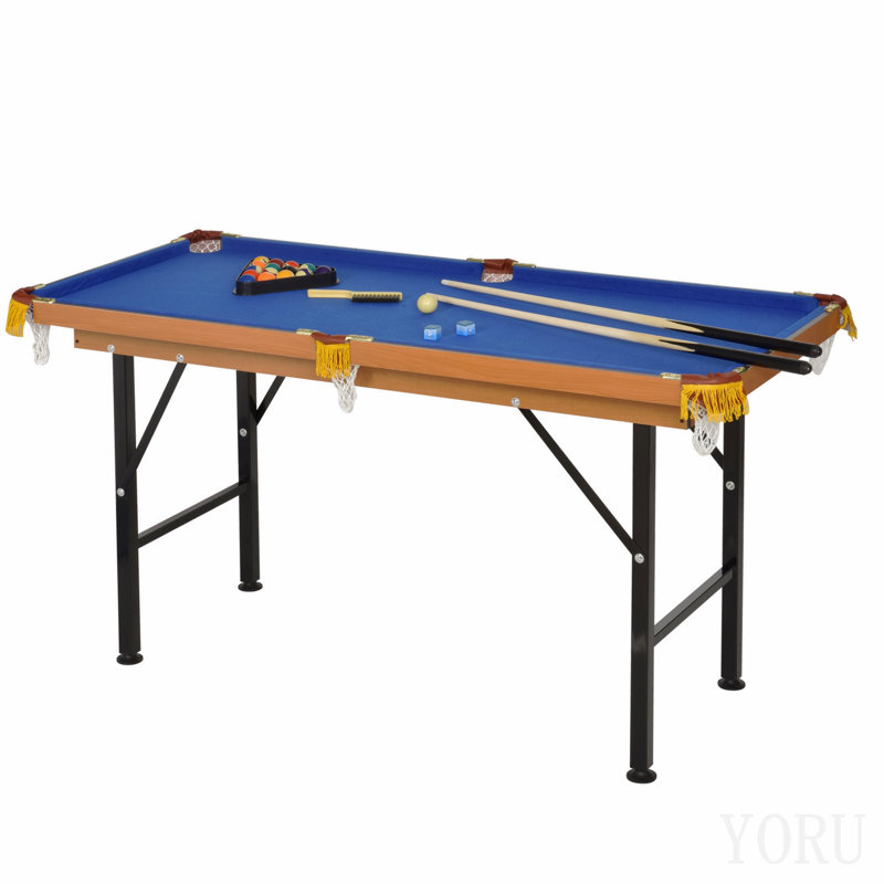 Table de billard pliante portative 55 "pour table de billard 55", Bleu