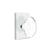 Privacy Hampton Knob with Modern Rectangular Rose