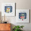 Christmas Fox - ensemble de 2 reproductions d'art sur toile tendue-1742979434