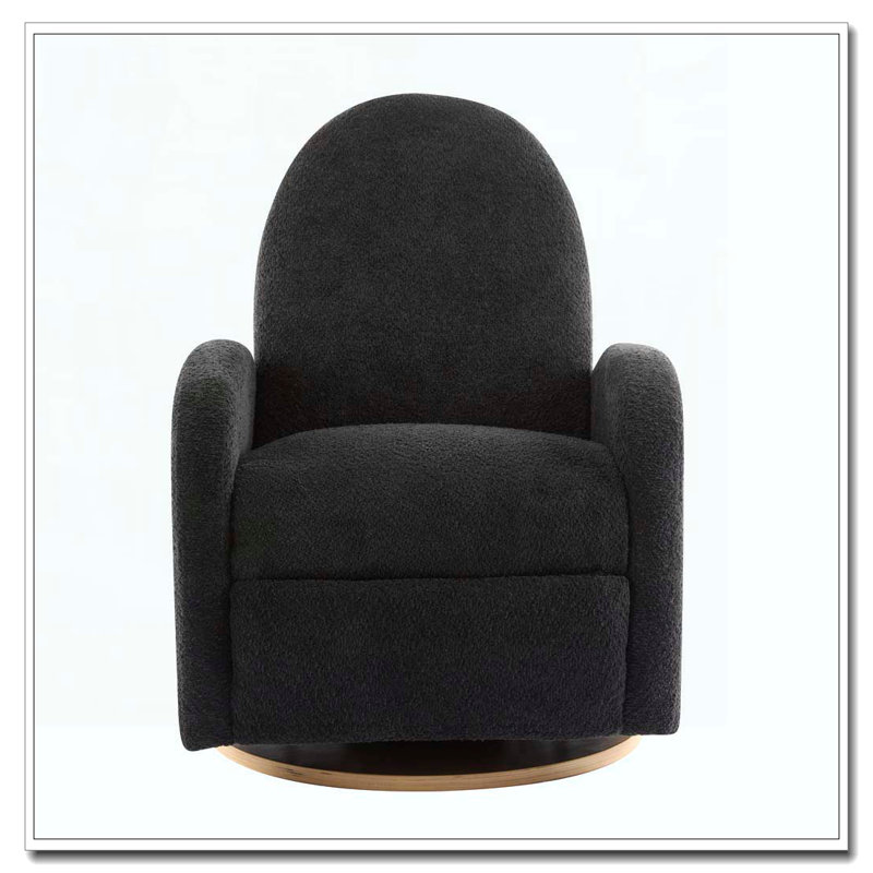 Fauteuil inclinable et pivotant 360 °, Noir