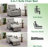 Convertible Chair 3-In-1 Pull Out Sleeper Futon Chair Beds With Usb-1145060878