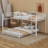 L-Shaped Metal Twin Over Full Size Bunk Bed-106001689
