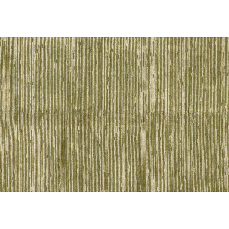 Geometric Area Rug in Green, Rectangle 3' x 5'