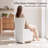 Laney Upholstered Wingback Dining Chairs with Casters-1825956350