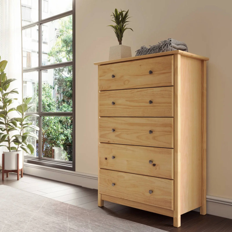 Shaker Bedroom Set (5-Piece), Natural, King