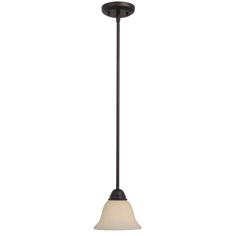 1 - Light Oil Rubbed Bronze Single Pendant