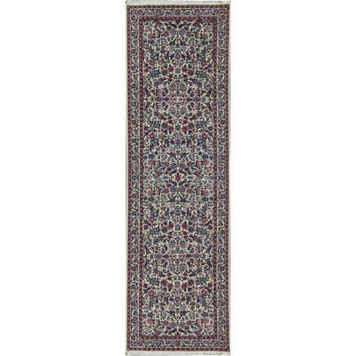 Tapis ivoire noué à la main de haute qualité
