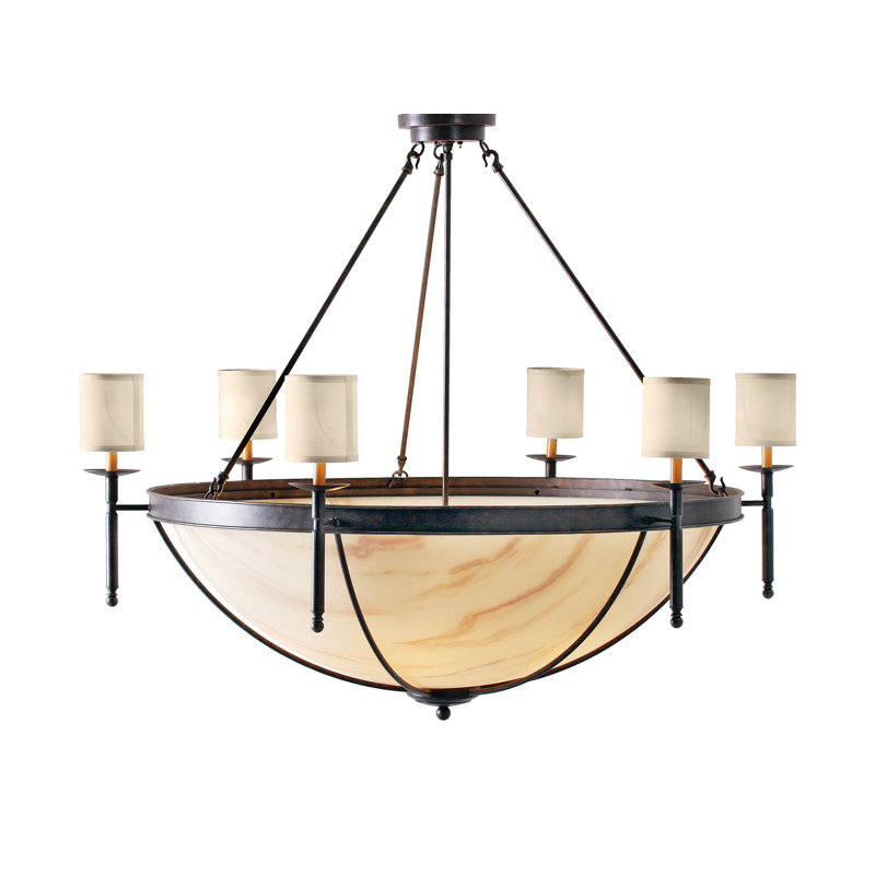 Luminaire suspendu inversé 60 po de large Alysia