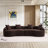 Boneless Luxurious Sofa for Living Room with Plush Cushions and Stylish Design-111988778