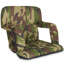 Chaise de stade et siège avec coussin inclinable rembourré et accoudoirs et sangles de transport-32721347-124378601