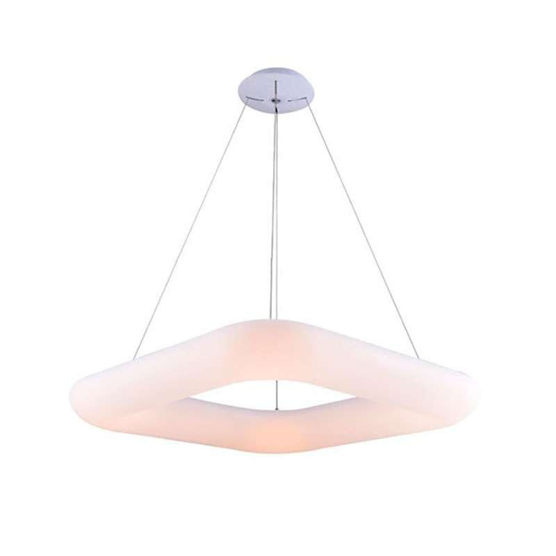 Glo 1 - Light White LED Square/Rectangle Pendant
