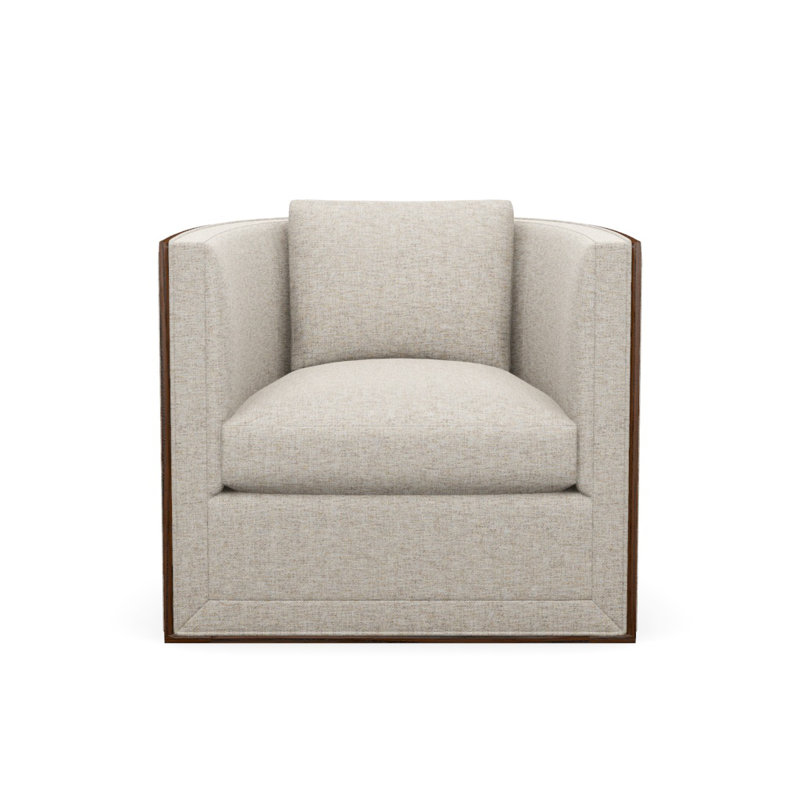 Brett Accent Chair, Expresso, Vault Sandstone (Performance fabric) 1172-92