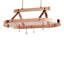 Premier USA Handcrafted Gourmet 3 ft Classic Oval Hanging Pot Rack-491932305-491932318