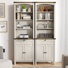 71'' Tall Standard Bookcase With Drawer And Door (Set of 2)