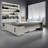 Luxury modern style computer desk with lockers-620870347