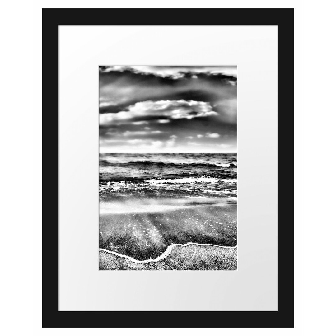 Gerahmtes Poster Sonnenschein Beach Strand Himmel