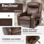 Fauteuils inclinables électriques en simili cuir pour adultes-254085647