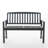  Farmhouse Wood Bench with , Durable Acacia Wood Patio Seating for Garden or Backyard, Comfortable Two-Seater Outdoor Bench for Rustic Charm and Style, -996487316