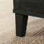 Table basse, finition noire