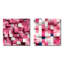 Dahja - Ensemble de 2 collages carrés à formes abstraites-102162439-102162440