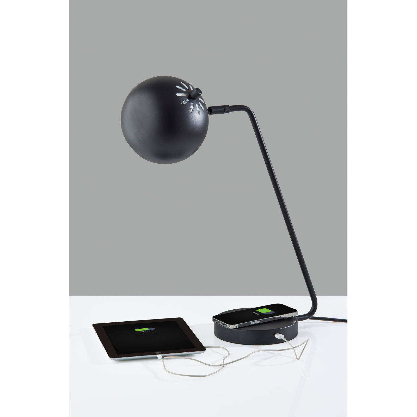 Everdeen Metal USB Desk Lamp