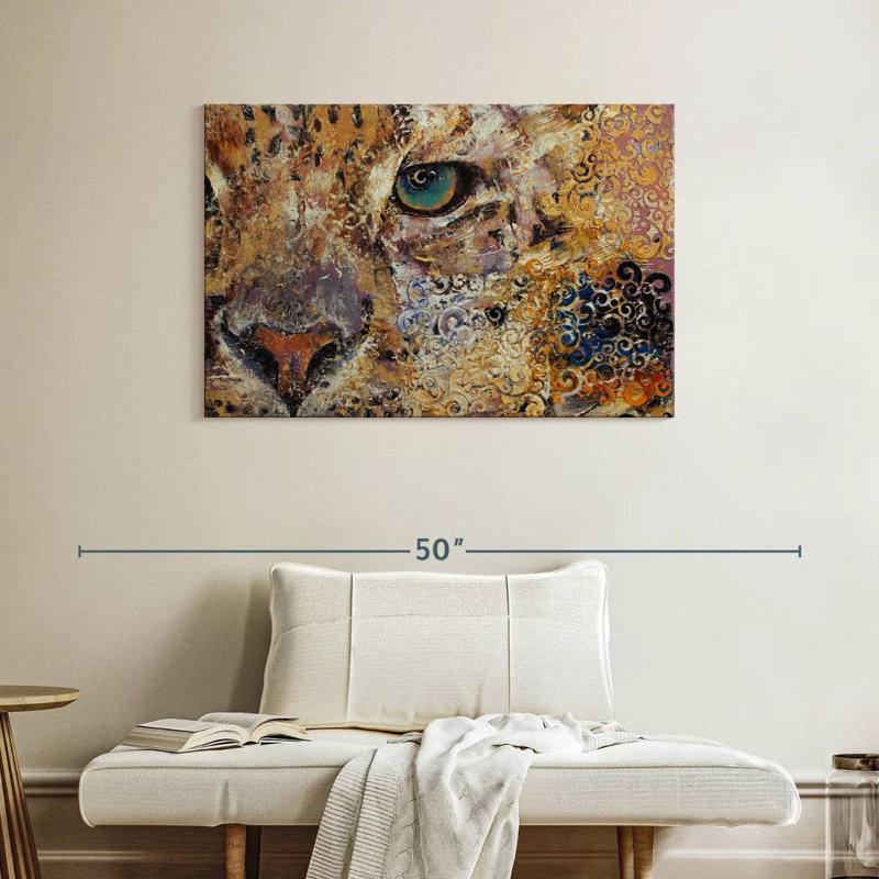 Bramyn Leopard Dynasty, H 26 po x l 39 po