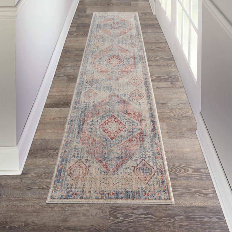 Oriental Indoor Rug, Runner 2'7" x 10'