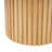 Cole And Grey Wood Handmade Ribbed Side End Accent Table With Slatted Base-2142445166