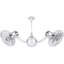 Ventilateur de plafond à 6 pales avec commande murale Vent Bettina-388673383