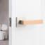 Poignée de porte Summit en nickel satiné / salle de bain / garde-robe moderne (intimité / passage) Summit-71089169-71089170-95382582