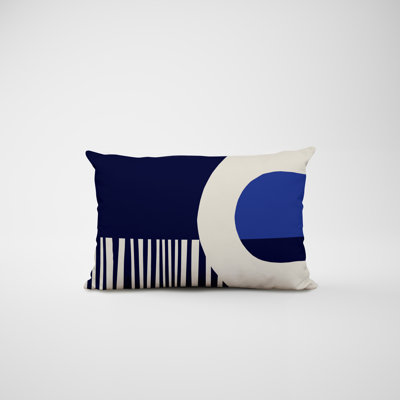 Polyester / Mélange de polyester Housse de coussin rectangulaire intérieure / extérieure lombaire et insert