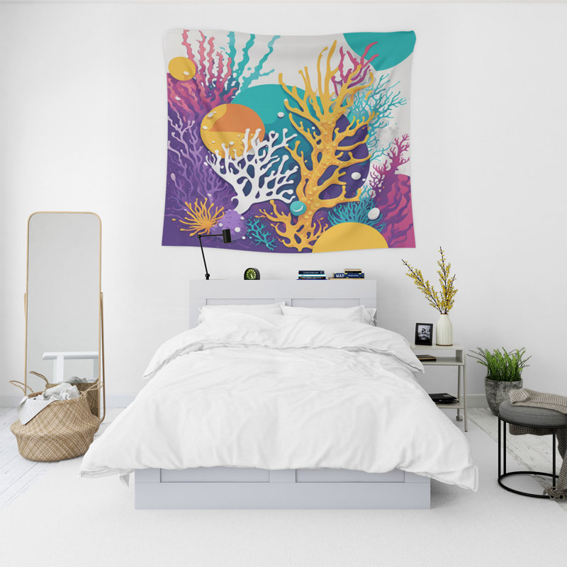 Tapisserie murale, H 88 po x l 104 po x P 1,2 po